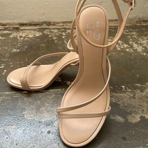 Mix No. 6 Harllow Pinkish Nude Heeled Sandal |  10 Wide